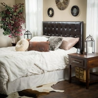 Noble House Michelle Tufted Fird Feard Color Brown