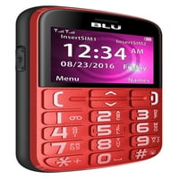 Joy J kinyitott GSM Senior barátságos telefon - piros