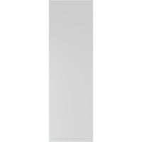 Ekena Millwork 12 W 55 H True Fit PVC Két egyenlő sík paneles redőny, mazsolarna