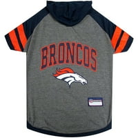 Háziállatok Első NFL Denver Broncos NFL kapucnis póló kutyák és macskák - hűvös póló, csapatok - Közepes