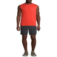 Russell férfi és nagy férfiak aktív ujjatlan izom pólója, akár 3xl méretű