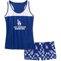 Női Los Angeles Dodgers Tank Top és rövidnadrág