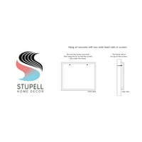 Stupell Industries Változatos Gomba Konyha Diagram Tájfestés Fekete Keretes Művészet Nyomtatás Wall Art