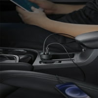 Anker autós töltő USB C, 35W 2-portos kompakt C típusú autós töltő 20W tápellátással és 15w PowerIQ 2.0, PowerDrive PD autós