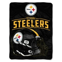 Pittsburgh Steelers „Franchise” Micro Raschel dobás, 46 ”60”