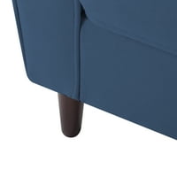 Aukfa kárpitozott üléses kanapé - modern kanapék és négyzetkaros kanapék - kék