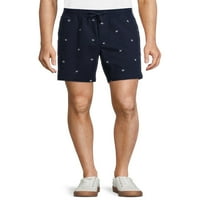 George Men's 7 ”-es Twill húzza a rövidnadrágot