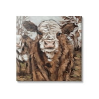 Stupell Country szarvasmarha hagyományos festmény állatok és rovarok Festés Galéria csomagolt vászon nyomtatott fali művészet