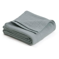 Vellu Chevron texturált pamutszőtt takaró - Hangulatos, meleg, minden egyes szezon