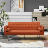 Konvertibilis futon kanapé, modern bársonyos futon kanapé nappali, iroda és vendégszoba számára
