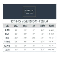 Arrow Arofle Stretch Poplin divatruhás ing és nyakkendő, készlet, méret 4-18