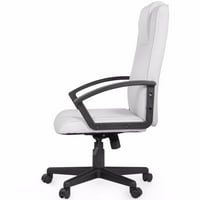 XTREMPOWERUS BARTON Economy Executive Irodai szék számítógépes szék bőr hidraulikus forgófelvonó - Fehér