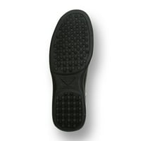 Órás kényelem Cali széles szélességű kényelmi cipő munka és alkalmi öltözék fekete 5.5