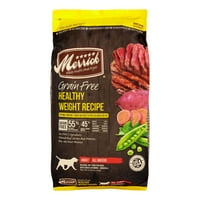 Merrick gabona nélküli egészséges súlyú recept Száraz kutyaeledel, LB
